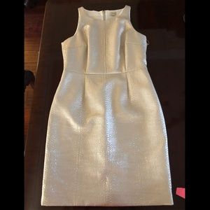 beautiful cream/silver dress